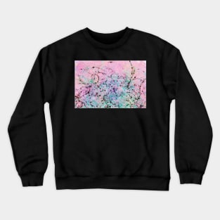 Abstract Painting - Pink & Ink Crewneck Sweatshirt